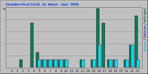 Stunden-Statistik im Monat Juni 2020