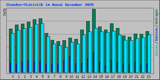 Stunden-Statistik im Monat Dezember 2020